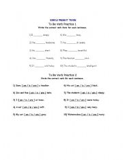 English Worksheet: To Be Present Perfect Tense