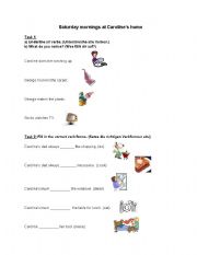 English Worksheet: Jobs at home_simple present introduction