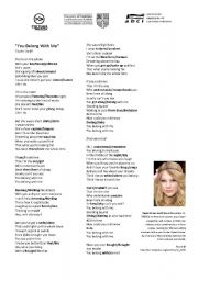 You Belong With Me Taylor Swift Esl Worksheet By Jossely
