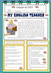 English Worksheet: READING