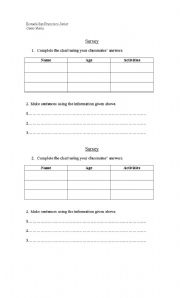 English Worksheet: JOBS AND ACTIVITIES