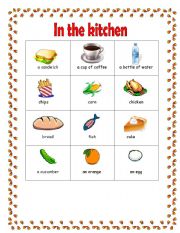 In the Kitchen picture dictionary