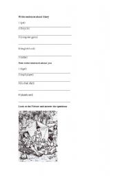English worksheet: Have got and has got