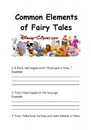 common elements of fairy tales