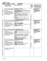 English worksheet: wek plan