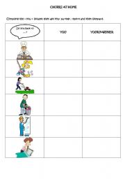 English Worksheet: DO YOU HAVE TO ...?