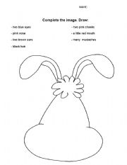 English Worksheet: My Bunny