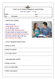 English Worksheet: Presentations