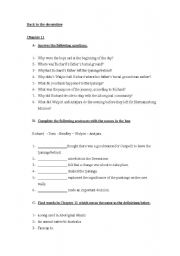 English worksheet: Back to the dreamtime