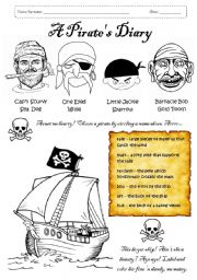 A Pirates Diary, pages 1 and 2