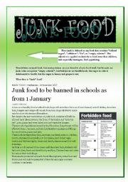 JUNK FOOD  (4 pages)