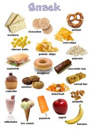 Snack food poster