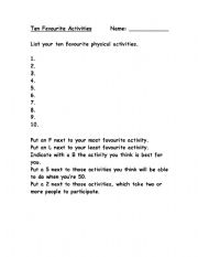 English Worksheet: Creative Writing