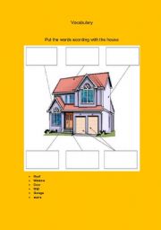 English Worksheet: home