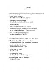 English Worksheet: worksheet