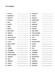 English Worksheet: scambled words