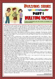 Bullying series - Part 1 - Bullying victim