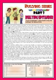 Bullying series - Part 3 - Bullying upstander