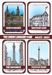 The London Landmarks Game - Part 2 - Must-sees