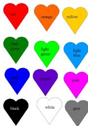 English worksheet: colour with labels