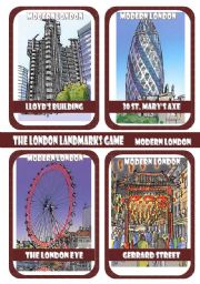 The London Landmarks Game - Part 3 - Modern London