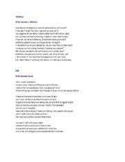 English Worksheet: Poetry Analysis