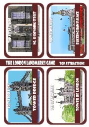 The London Landmarks game - Part 6 - Top attractions