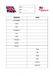 English Worksheet: Family