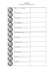 English Worksheet: The time