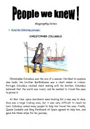 People We Knew (Christopher Columbus)