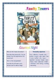 Fawlty Towers -Gourmet Night -BRITISH HUMOUR - KEY included.
