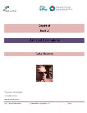 English worksheet: art and literature texts