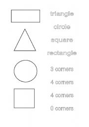 English worksheet: 2d shapes