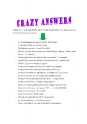 Crazy answers