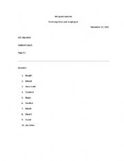 English worksheet: 6 grade present perfect exercise