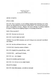 How To Train Your Dragon - Trailer Worksheet