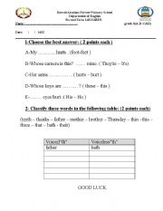 English Worksheet: vocabulary contest