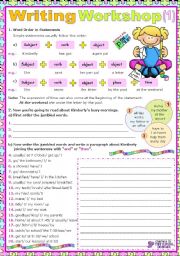 Writing Workshop 1  (for elementary students)
