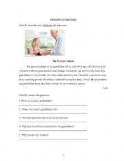 English Worksheet: The Person I admire