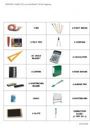 English Worksheet: Worksheet 2/3 Classroom material