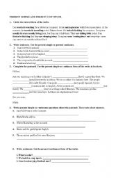 English Worksheet: exam english