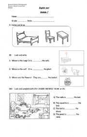 Prepositions of place worksheets