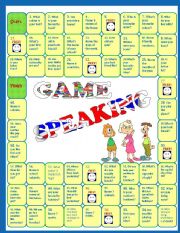 Speaking activity - Revision Board Game 