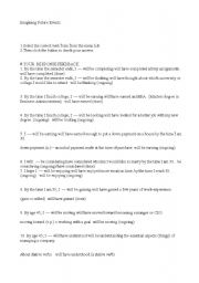 English Worksheet: future