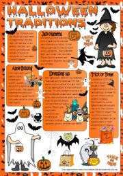 Halloween Taditions - reading