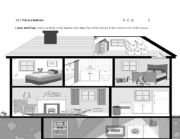 Rooms Of A House Listen And Draw Worksheet Esl Worksheet