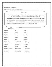 English Worksheet: Get your bike! (Vocabulary and Comrehension)