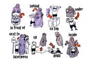 English Worksheet: Halloween Prepositions