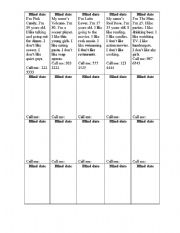 English worksheet: likes dislikes blind date