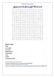 English worksheet: Equipment in the Science Lab